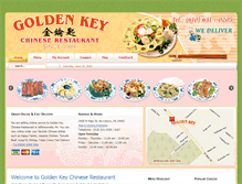 Tablet Screenshot of goldenkeychinese.com